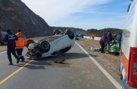 Accidente camino a las Altas Cumbres: dos personas heridas