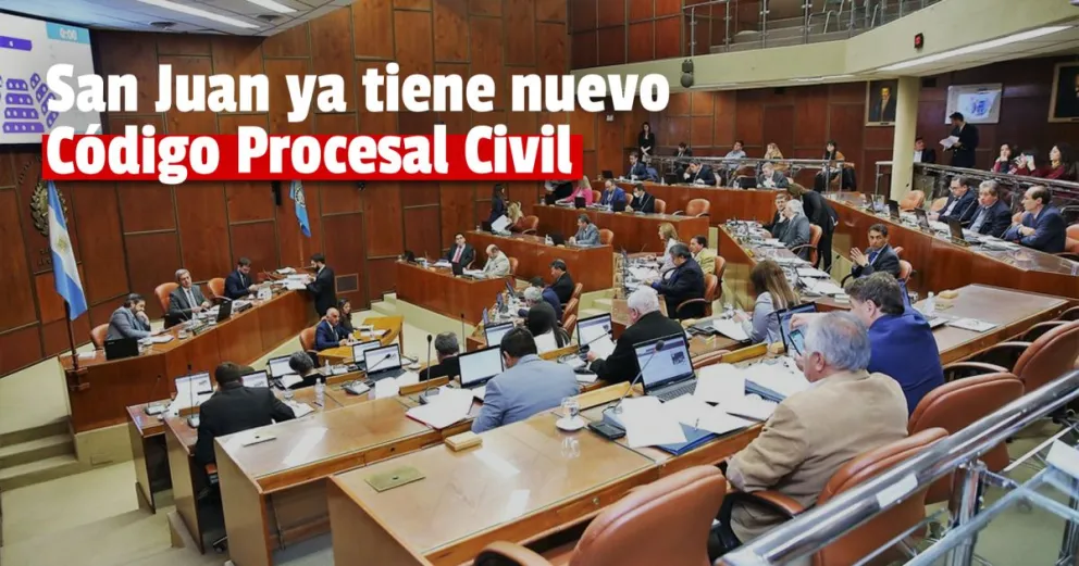 La Legislatura resolvió aprobar el nuevo Código Procesal Civil