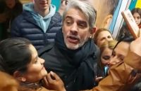 Video: Pablo Echarri discutió a los gritos con un hombre que lo escrachó a la salida del teatro
