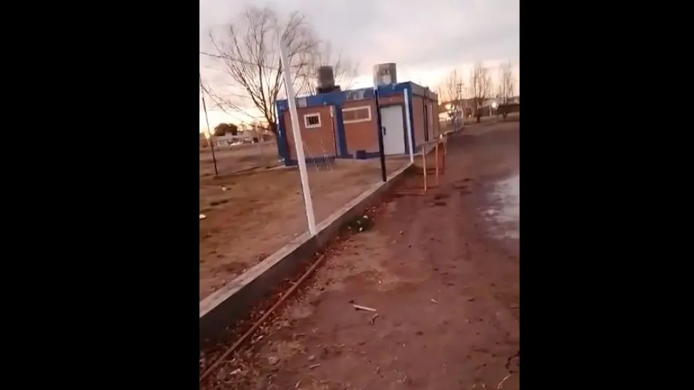 VIDEO: Así quedó un club deportivo de la región tras ser víctima de un robo