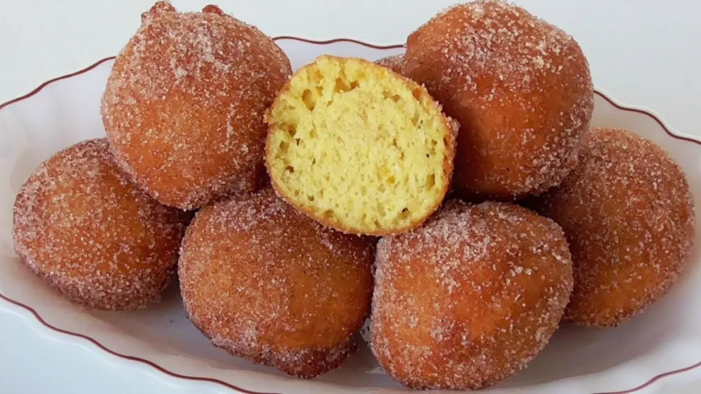 ¡Súper fácil! Hacé buñuelos de naranja con pocos ingredientes