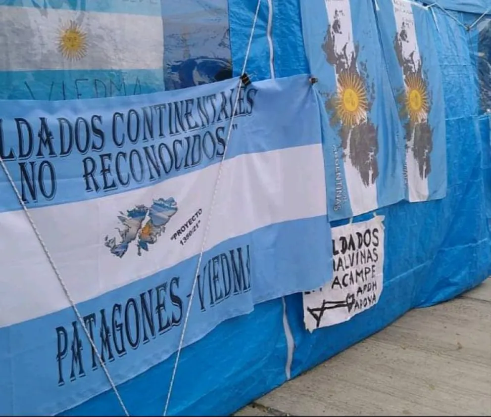 Excombatientes de Malvinas advirtieron con iniciar una huelga de hambre