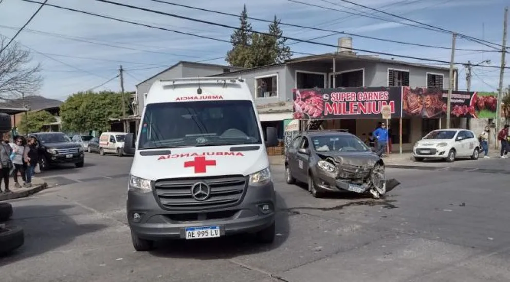 Otro siniestro vial más se produjo en una esquina de la ciudad