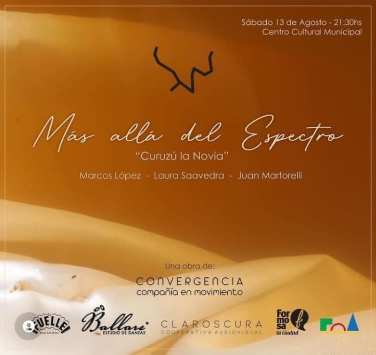 Espectáculo basado en "Curuzú, La novia" en el Salón Municipalñ