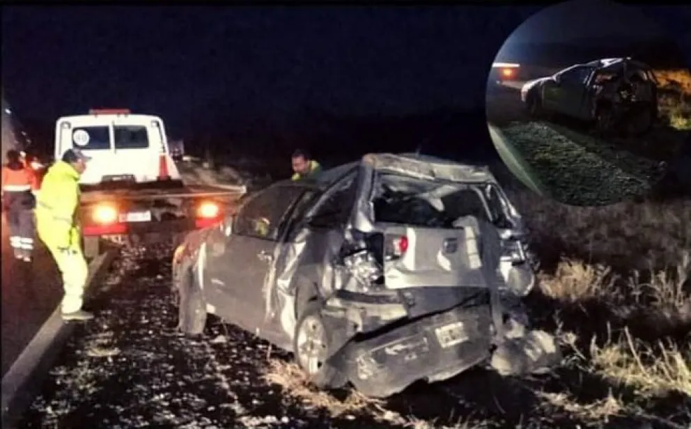 Terrible accidente: los chocaron por detrás y terminaron dando vueltas