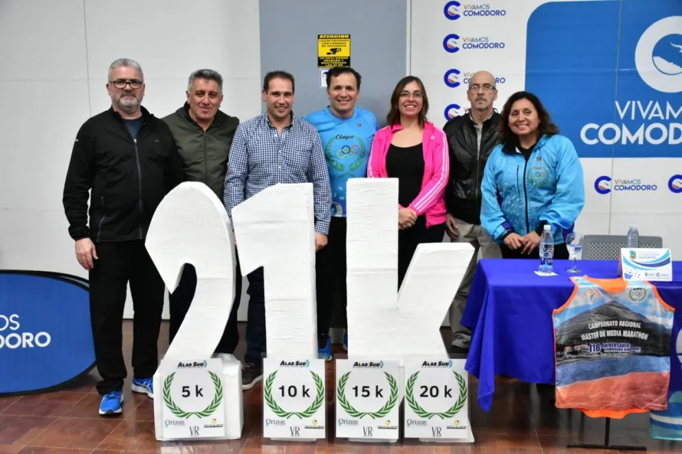Se presentó la Corrida Atlética 21K organizada por la Agrupación Olimpia