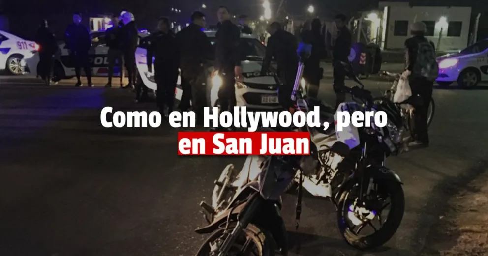 Persecución de película para detener a un motochorro que robó dos celulares