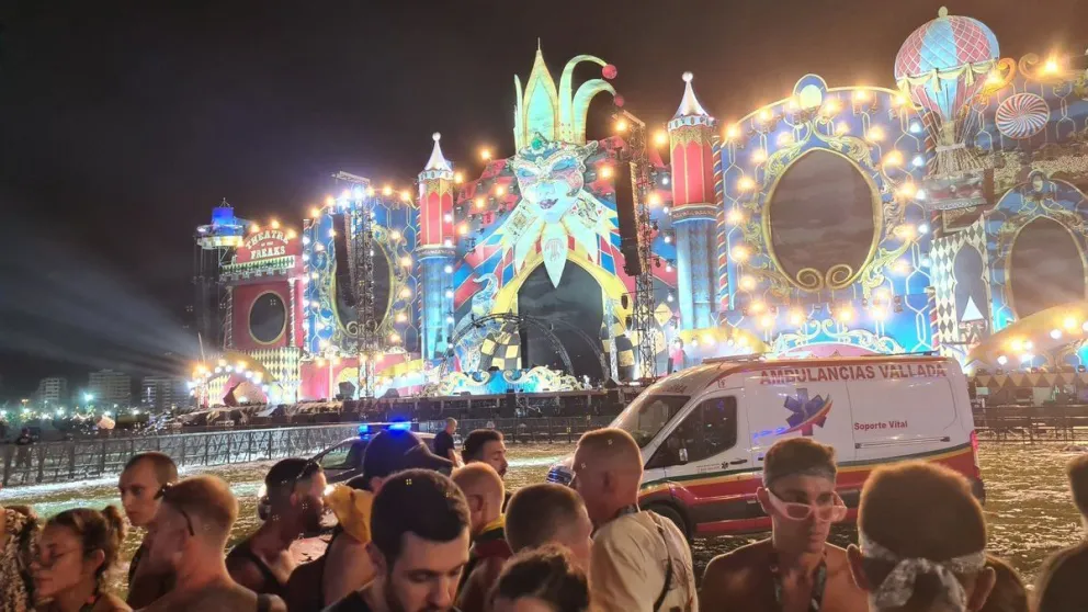 Violentas ráfagas de viento tiraron abajo estructuras de un festival en España: un muerto y 40 heridos