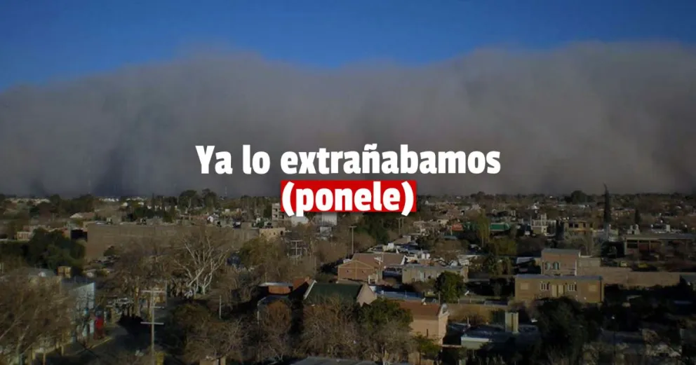 Emiten un Alerta meteorológico por Viento Zonda