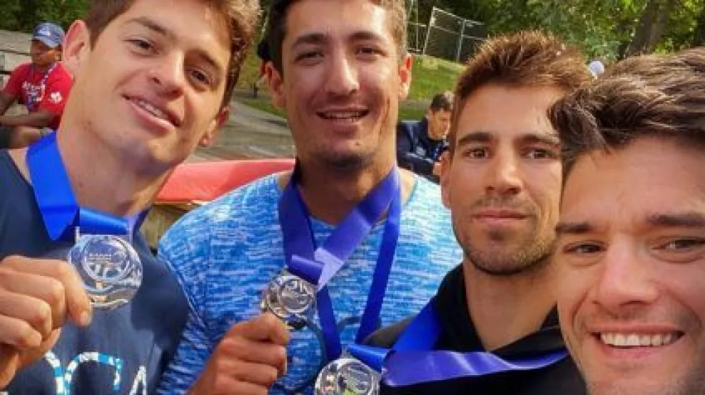 Con presencia viedmense, Argentina obtuvo medalla de plata en el Panamericano de Canotaje 