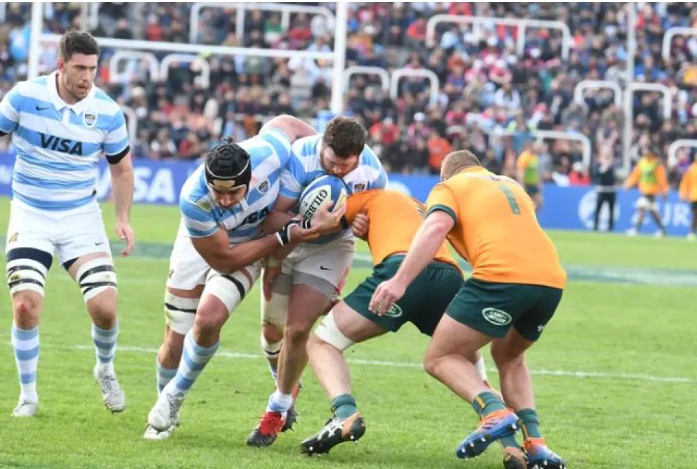 Los Pumas golearon al equipo de Australia 