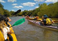 A una semana de la gran travesía  de kayak en las aguas del río Dulce