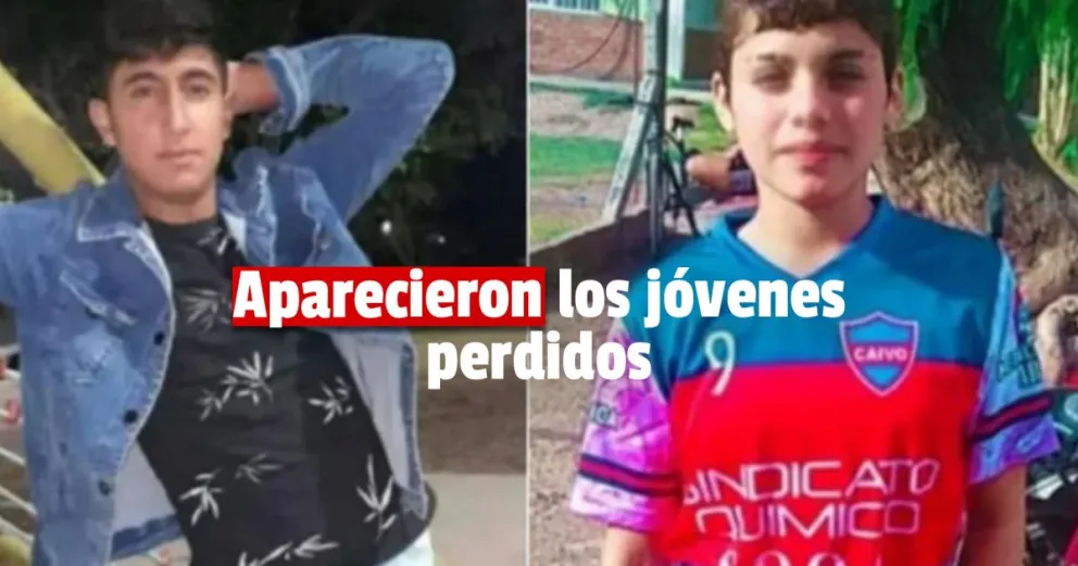 Aparecieron los jóvenes que huyeron de sus casas 