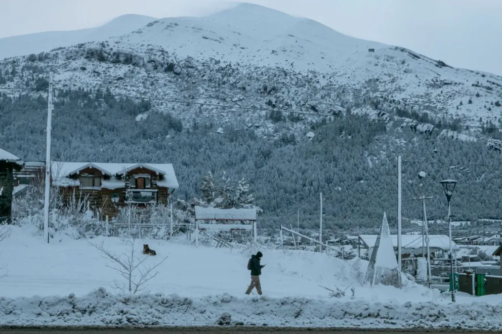 De cumplirse el pronóstico, llegaría la nieve a la ciudad. Imagen de archivo. 