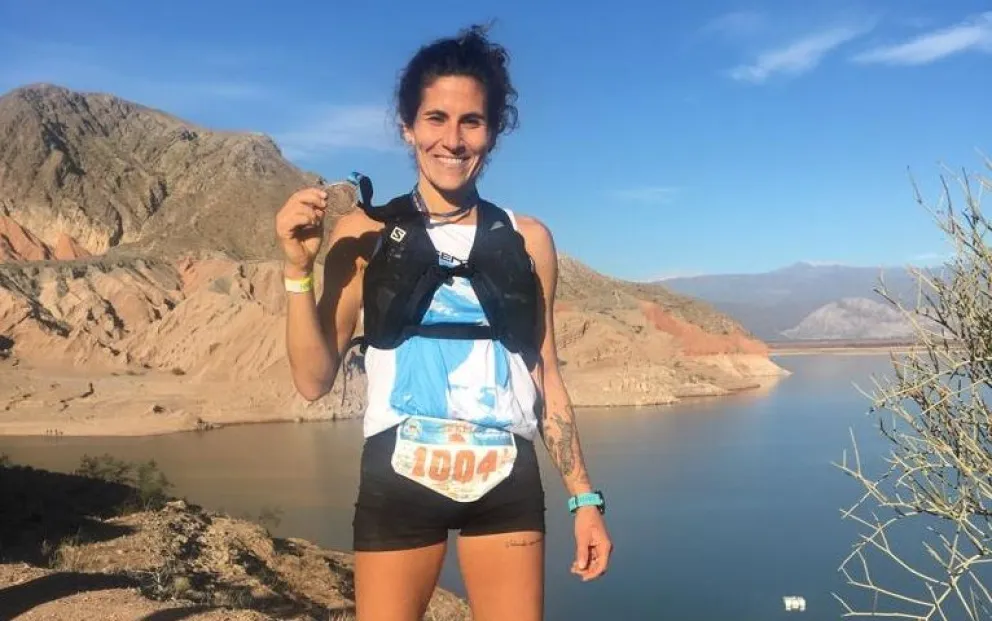 Buen trabajo de Silvia González Victorica en el Sudamericano de Trail y Montaña 