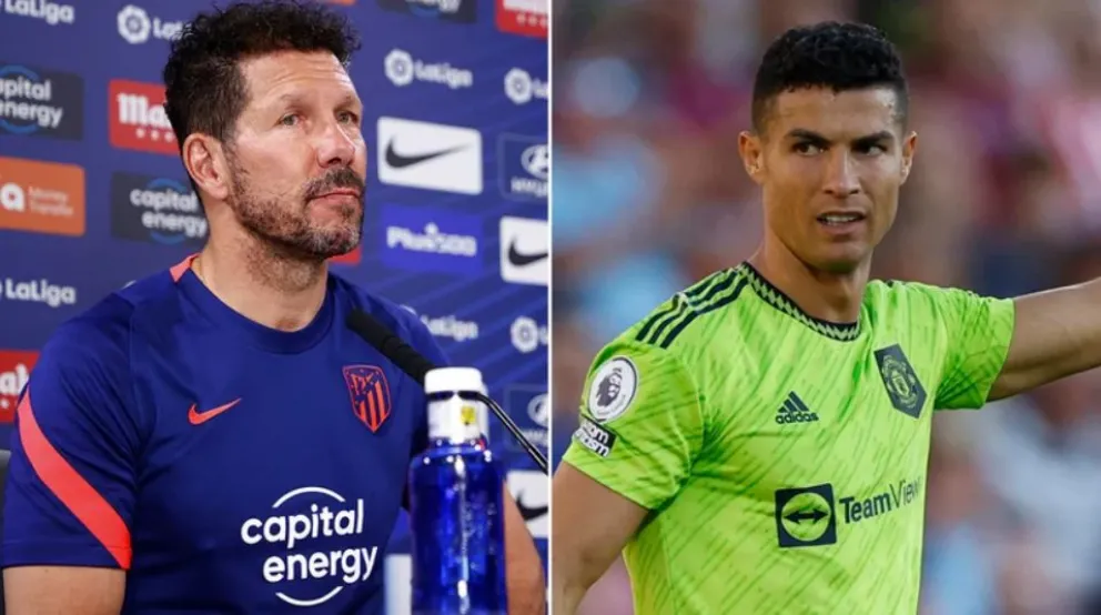 Respuesta insólita de Simeone sobre los rumores que acercan a Cristiano Ronaldo al Atlético de Madrid
