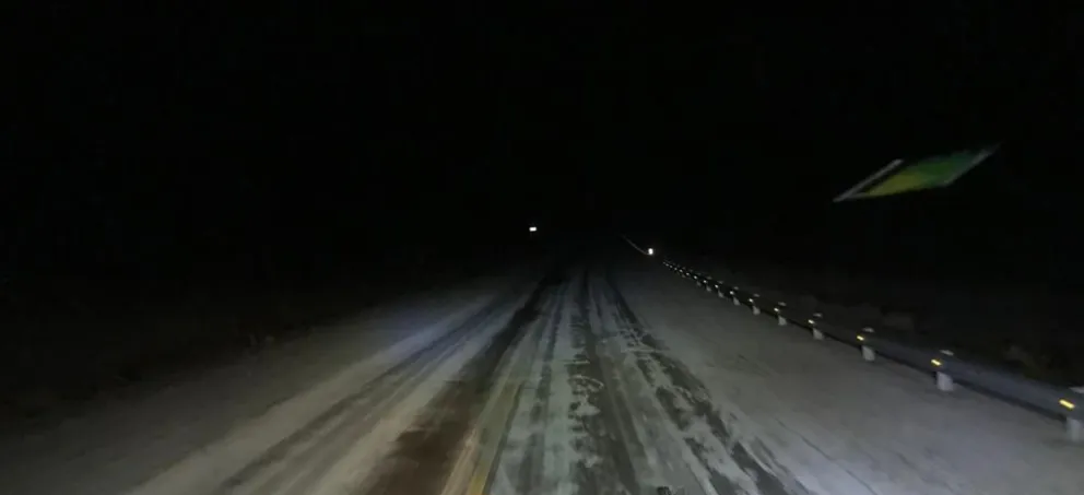 Se esperan nevadas por la tarde en la ruta 40: el tránsito de las rutas rionegrinas