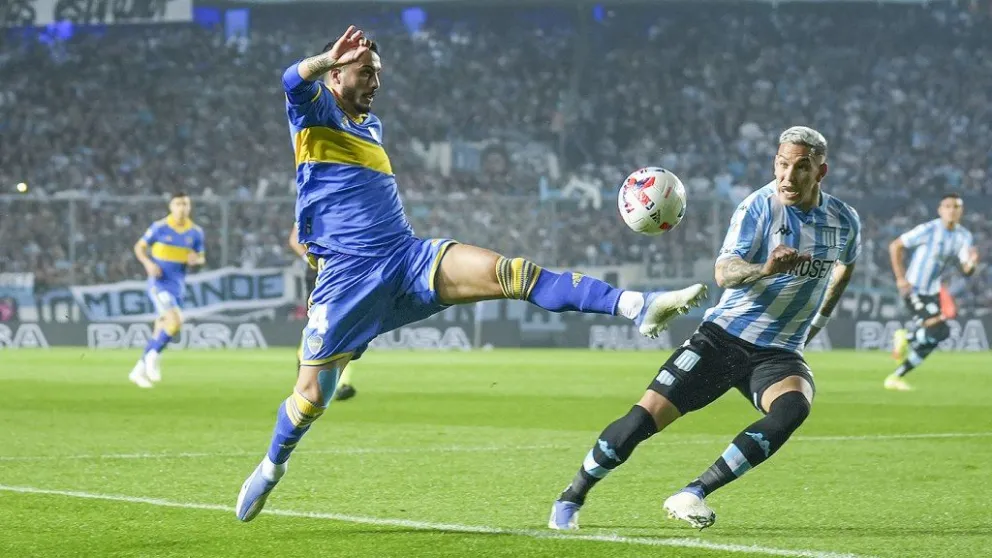 En un interesante ida y vuelta, Boca y Racing quedaron a mano al igualar 0 a 0