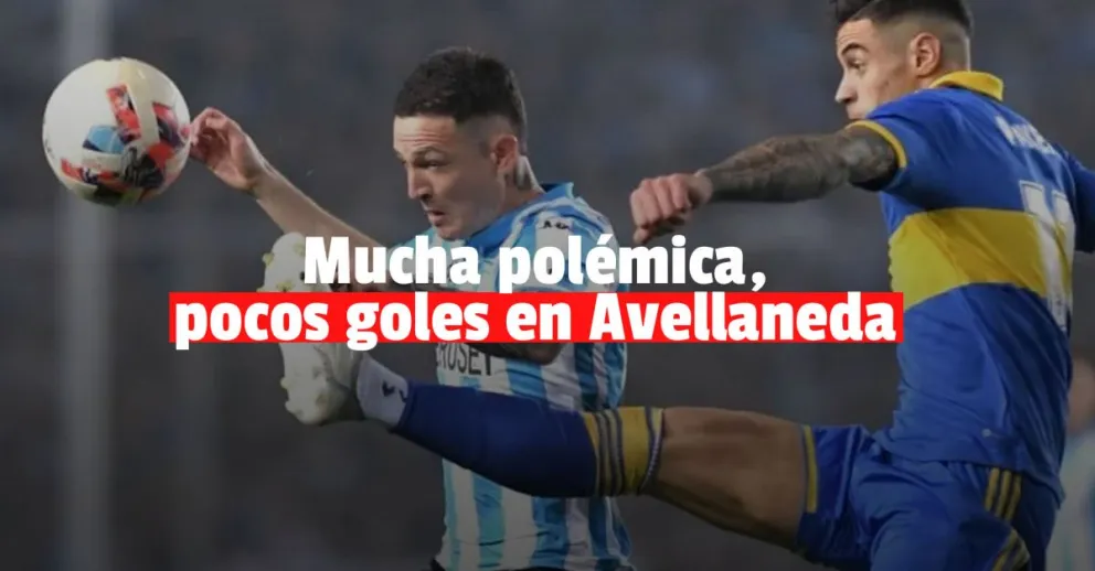 Con polémica de por medio, Boca y Racing no se sacaron ventajas 