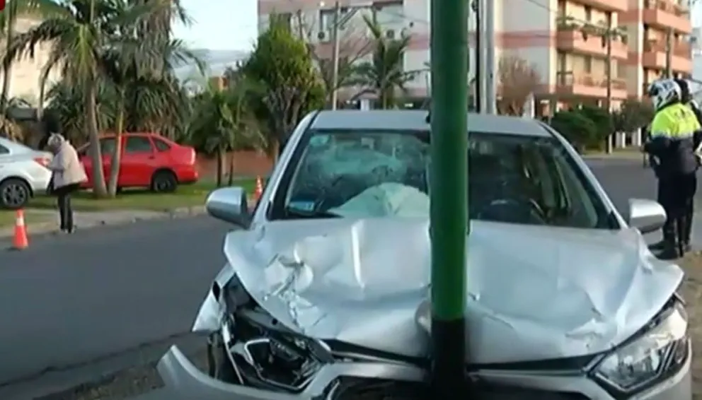 Terrible accidente: manejaba alcoholizado y casi mata a dos personas