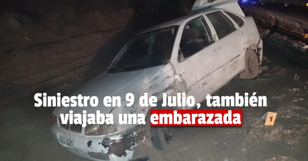 Siniestro Vial en la Ruta 155: Una de las ocupantes estaba embarazada y tuvo que ser hospitalizada de urgencia 