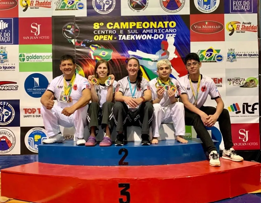 En Brasil, una brillante actuación a puro podio y medallas