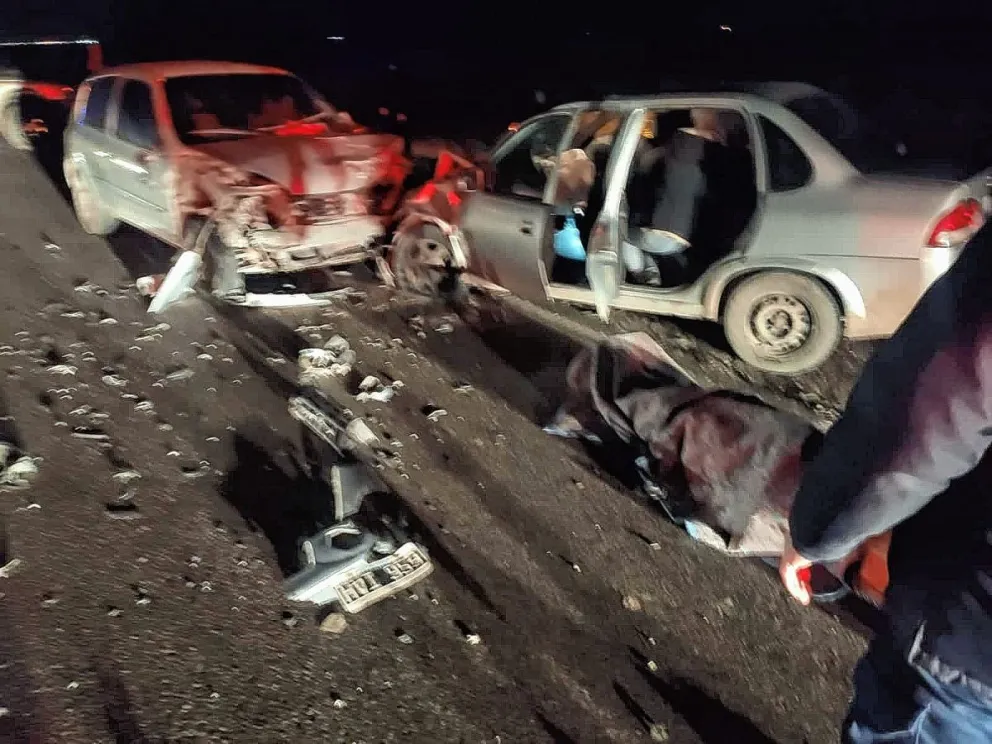 Siete heridos en un choque de tres vehículos en la ruta 25 | Diario Crónica