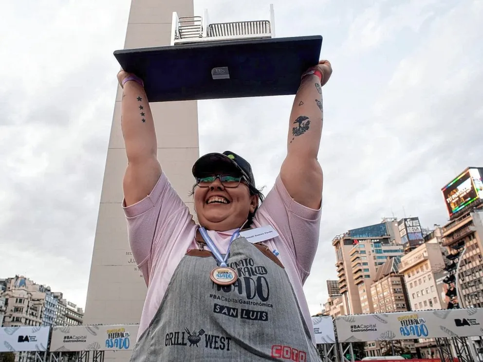 Una mujer se adueñó del Campeonato Federal del Asado