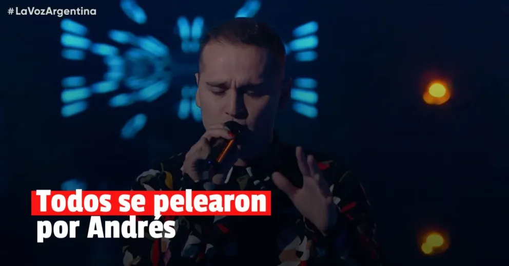 La Voz Argentina: Andrés Cantos perdió el knockout pero todos los jurados quisieron robarlo