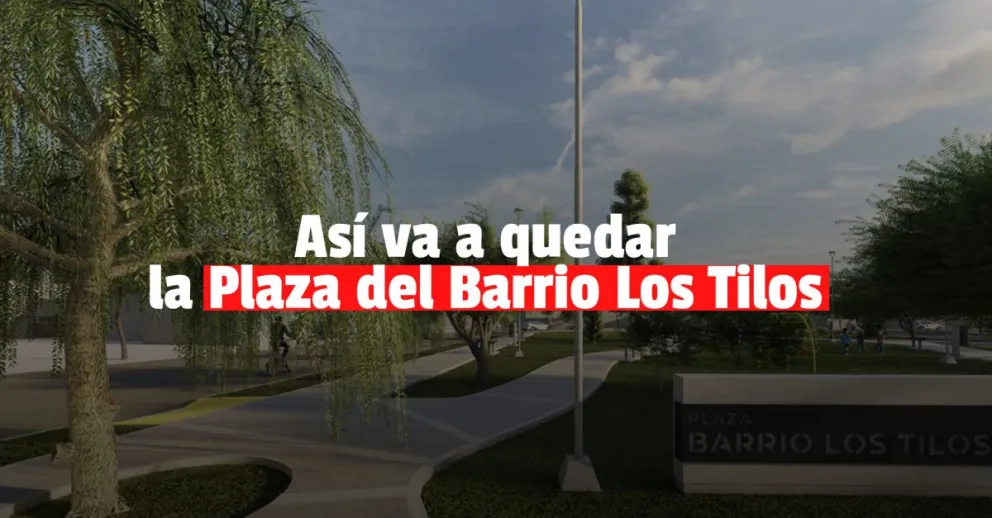 Arrancaron las obras de remodelación de la Plaza del Barrio Los Tilos 