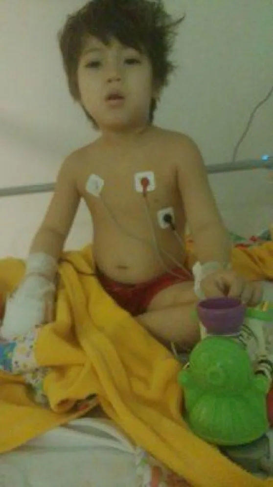 Sigue la campaña por Theo, el niño de 3 años que está internado en Buenos Aires