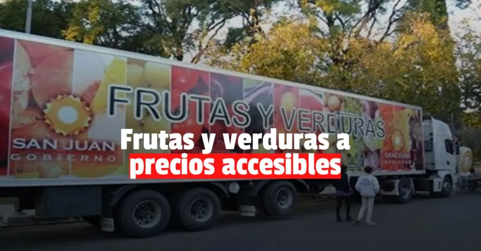 El camión de frutas y verduras recorrerá la Capital durante todo agosto
