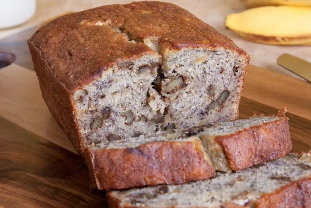 Una versión original: hace pan de nueces para acompañar tus comidas