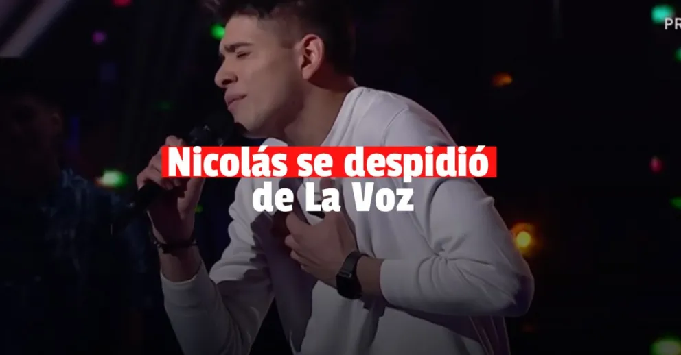 Nicolás Olivieri lo dio todo pero no alcanzó para seguir en La Voz