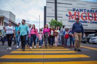 Autoridades y organismos civiles reclaman en Culiacán derecho a la movilidad segura en el Día Mundial del Peatón
