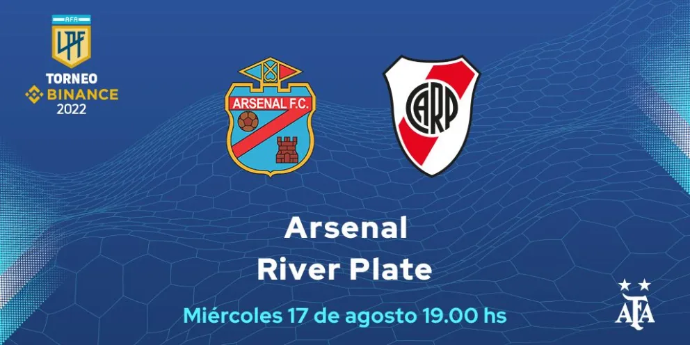 River no pudo vencer la férrea defensa de Arsenal, terminando el partido 0 a 0