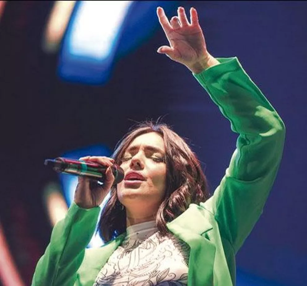 Ángela Leiva: “Hoy   todos quieren cantar cumbia”