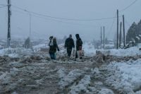 Acciones de Protección Civil ante las fuertes nevadas en la región andina de Río Negro