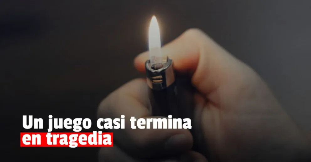 Un juego con un encendedor dejó a toda una familia sin casa