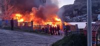 Se incendió una vivienda en Laprida y las pérdidas fueron totales