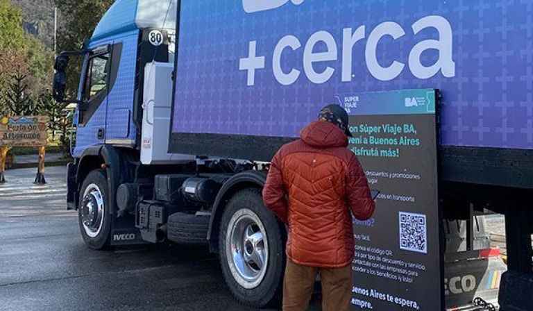 El trailer de promoción turística de la Ciudad de Buenos Aires llega a San Martín