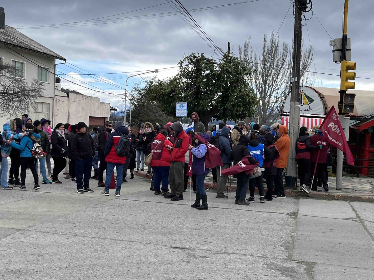Trabajadores de ATE Bordó realizaron una protesta en Moreno y Onelli