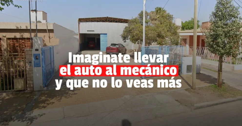 Terminó de arreglar un auto, lo estacionó y se lo robaron