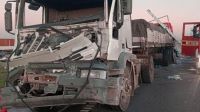 Viernes negro: choque múltiple de camiones deja un muerto y dos heridos en la Ruta 9