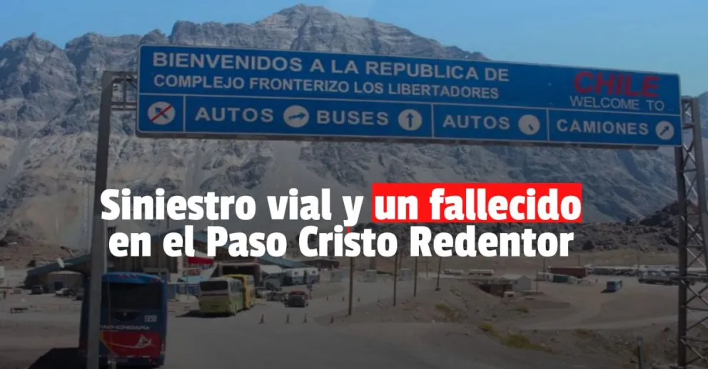 Un camión argentino volcó en el Paso Cristo Redentor