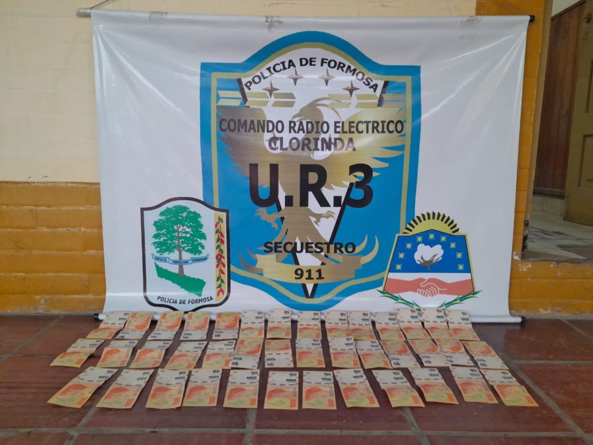 Recuperaron una importante suma de dinero y aprehendieron al presunto autor