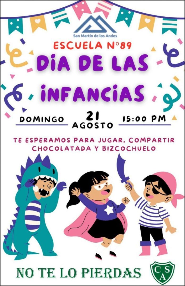Este domingo siguen los festejos con juegos y actividades