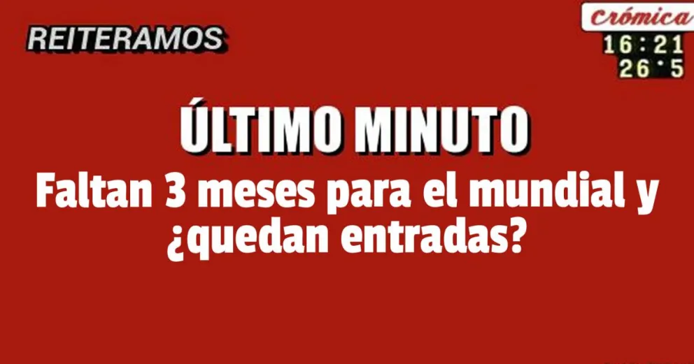 Mundial: arranca la última etapa para la venta del remanente de entradas