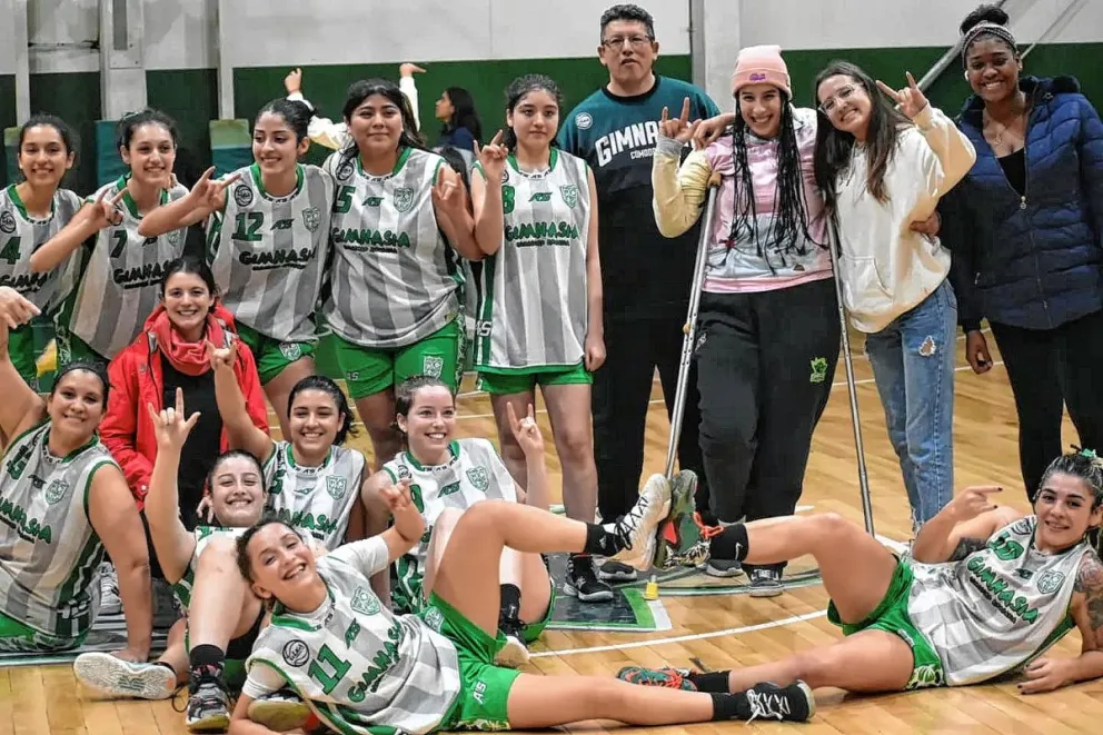 Básquetbol femenino: Gimnasia empezó bien las semifinales