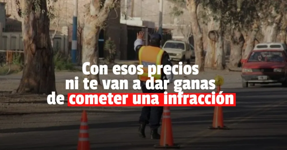 Así quedaron los precios de las multas de tránsito en San Juan